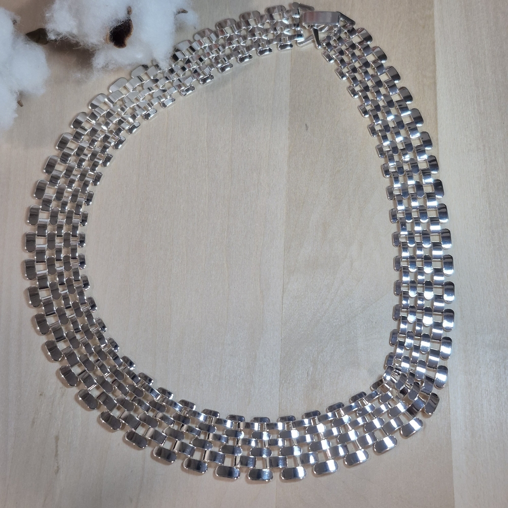 🩶🩶NEW🩶🩶 PRETTY!! Iron Cuban Chunky Thick Chain Necklace - Picture 13 of 14